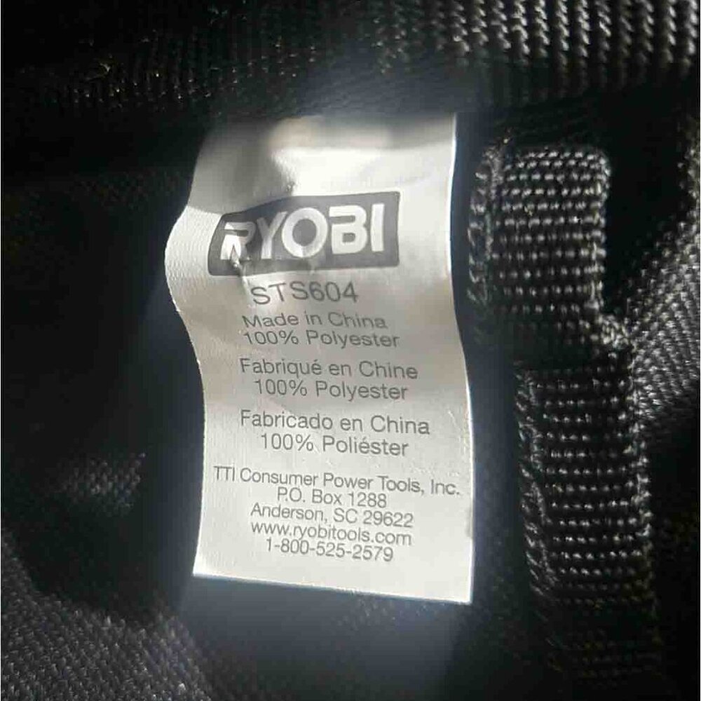 Ryobi 18 in. Medium Tool Bag Model STS604 - Picture 8 of 8